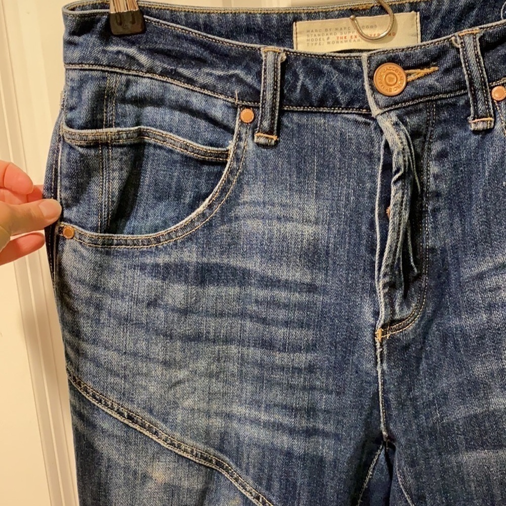 Marc Jacobs Button Fly Ex-Boyfriend Distressed - Picture 5 of 16